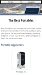 Mobile Screenshot of best-portables.com
